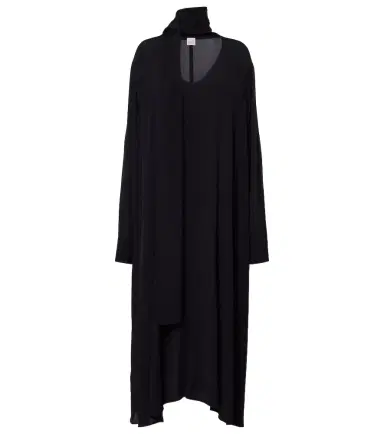TOTEME Tie-neck maxi dress | Thumbnail 1 TOTEME Tie-neck maxi dress | Thumbnail 1