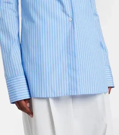 Toteme Striped cotton poplin shirt | Thumbnail 5 Toteme Striped cotton poplin shirt | Thumbnail 5
