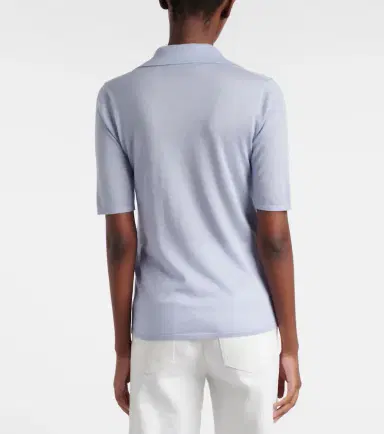Gabriela Hearst Casius cashmere and silk polo shirt | Thumbnail 6 Gabriela Hearst Casius cashmere and silk polo shirt | Thumbnail 6