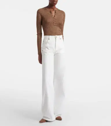 Gabriela Hearst Anges cashmere, silk, and hemp Henley shirt | Thumbnail 6 Gabriela Hearst Anges cashmere, silk, and hemp Henley shirt | Thumbnail 6