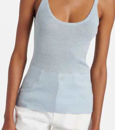 Gabriela Hearst Cinxia cashmere, silk, and hemp tank top | Thumbnail 2 Gabriela Hearst Cinxia cashmere, silk, and hemp tank top | Thumbnail 2