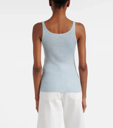 Gabriela Hearst Cinxia cashmere, silk, and hemp tank top | Thumbnail 4 Gabriela Hearst Cinxia cashmere, silk, and hemp tank top | Thumbnail 4