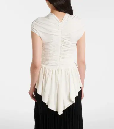 Tove Gabor ruched jersey top | Thumbnail 5 Tove Gabor ruched jersey top | Thumbnail 5