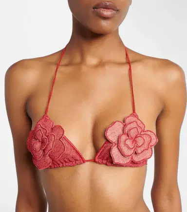 Oséree Oséree Lumière floral-appliqué bikini | Thumbnail 3 Oséree Oséree Lumière floral-appliqué bikini | Thumbnail 3