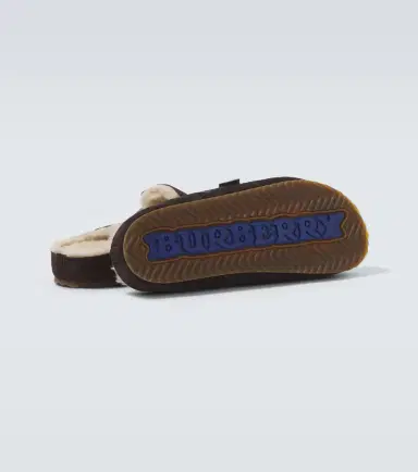 Burberry Urchin shearling-lined suede clogs | Thumbnail 6 Burberry Urchin shearling-lined suede clogs | Thumbnail 6