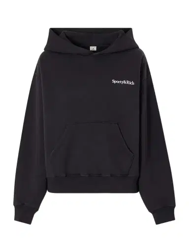 Sporty & Rich Logo Embroidered Cotton Sweatshirt | Thumbnail 1 Sporty & Rich Logo Embroidered Cotton Sweatshirt | Thumbnail 1