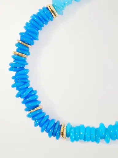 Lizzie Fortunato Lita Gold-plated Quartz, Pearl And Cord Beaded Necklace | Thumbnail 4 Lizzie Fortunato Lita Gold-plated Quartz, Pearl And Cord Beaded Necklace | Thumbnail 4
