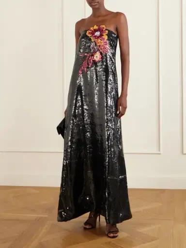 Dima Ayad Sequined Organza Gown | Thumbnail 2 Dima Ayad Sequined Organza Gown | Thumbnail 2
