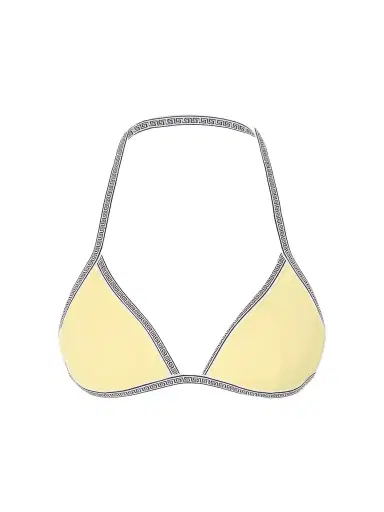 Versace Greca-printed Triangle Bikini Top | Thumbnail 1 Versace Greca-printed Triangle Bikini Top | Thumbnail 1