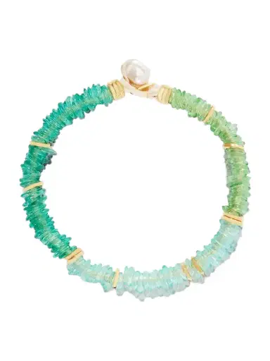 Lizzie Fortunato Lita Gold-plated Quartz And Pearl Beaded Necklace | Thumbnail 1 Lizzie Fortunato Lita Gold-plated Quartz And Pearl Beaded Necklace | Thumbnail 1