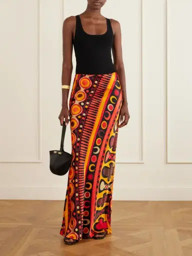 PUCCI Printed Tulle Maxi Skirt | Thumbnail 2 PUCCI Printed Tulle Maxi Skirt | Thumbnail 2
