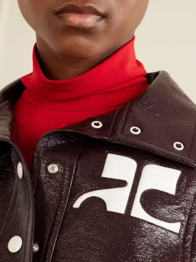 Courrèges Reedition Coated Cotton-blend Jacket | Thumbnail 4 Courrèges Reedition Coated Cotton-blend Jacket | Thumbnail 4