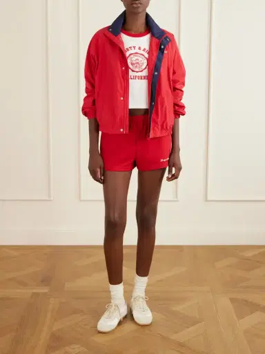 Sporty & Rich Logo-embroidered Shell Jacket | Thumbnail 2 Sporty & Rich Logo-embroidered Shell Jacket | Thumbnail 2