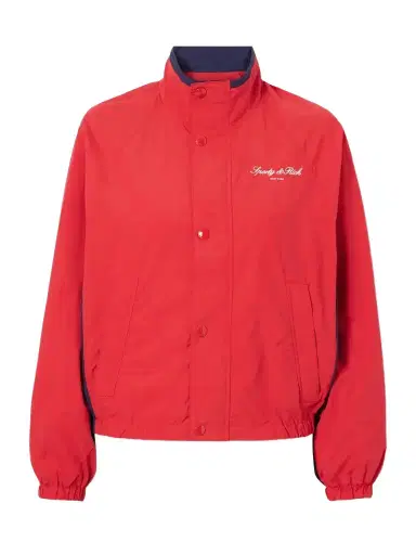 Sporty & Rich Logo-embroidered Shell Jacket | Thumbnail 1 Sporty & Rich Logo-embroidered Shell Jacket | Thumbnail 1