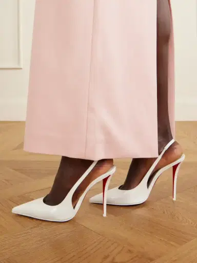 Christian Louboutin Miss Z 100 Patent-leather Slingback Pumps | Thumbnail 2 Christian Louboutin Miss Z 100 Patent-leather Slingback Pumps | Thumbnail 2