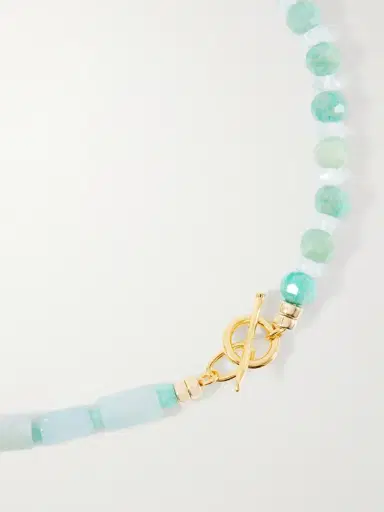 Lizzie Fortunato Cabana Gold-plated Multi-stone, Glass And Pearl Beaded Necklace | Thumbnail 3 Lizzie Fortunato Cabana Gold-plated Multi-stone, Glass And Pearl Beaded Necklace | Thumbnail 3
