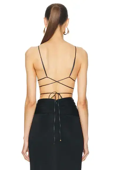 Saint Laurent Triangle Bralette | Thumbnail 3 Saint Laurent Triangle Bralette | Thumbnail 3