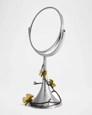 Michael Aram Butterfly Ginkgo Vanity Mirror | Thumbnail 2 Michael Aram Butterfly Ginkgo Vanity Mirror | Thumbnail 2