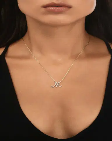 Lana 14K Gold Small Flawless Malibu Diamond Initial Necklace, A | Thumbnail 2 Lana 14K Gold Small Flawless Malibu Diamond Initial Necklace, A | Thumbnail 2