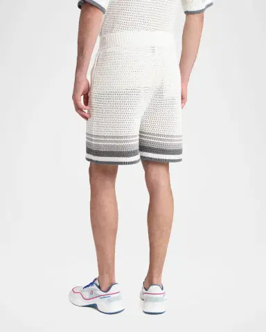 Casablanca Men's Drawstring Crochet Shorts | Thumbnail 3 Casablanca Men's Drawstring Crochet Shorts | Thumbnail 3