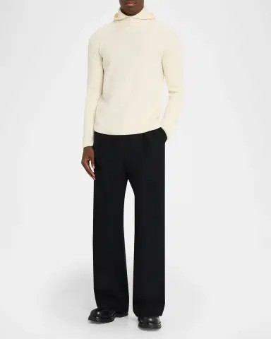 Moncler Genius x JIL SANDER Men 's Wool Rib Hoodie | Thumbnail 2 Moncler Genius x JIL SANDER Men 's Wool Rib Hoodie | Thumbnail 2