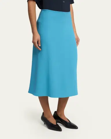 Jil Sander Viscose Bias Midi Skirt | Thumbnail 4 Jil Sander Viscose Bias Midi Skirt | Thumbnail 4