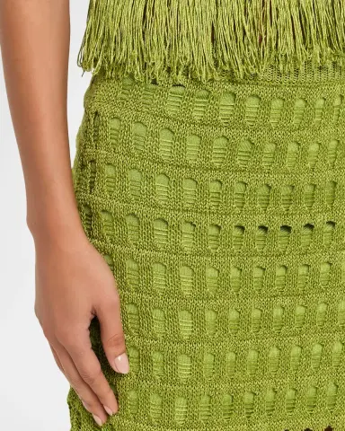 A.L.C. Esme Open-Knit Fringe Top | Thumbnail 5 A.L.C. Esme Open-Knit Fringe Top | Thumbnail 5