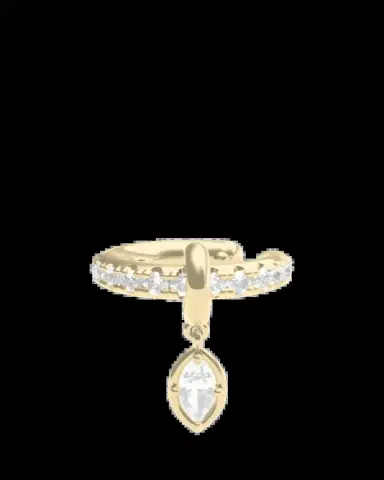 Spinelli Kilcollin 18K Circe Marquise Diamond Ring | Thumbnail 2 Spinelli Kilcollin 18K Circe Marquise Diamond Ring | Thumbnail 2