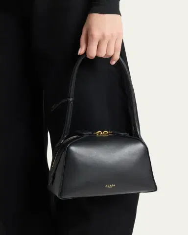 Alaïa Le Bouledogue Dome Leather Shoulder Bag | Thumbnail 2 Alaïa Le Bouledogue Dome Leather Shoulder Bag | Thumbnail 2