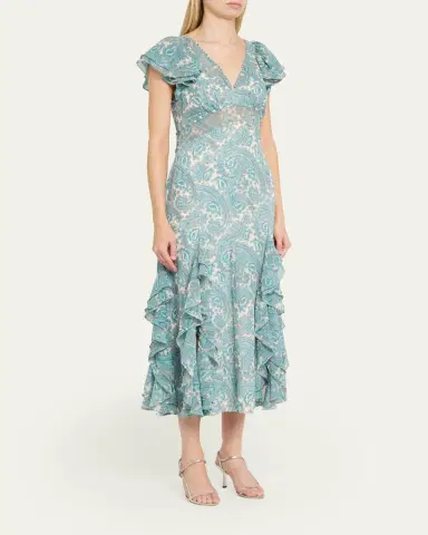 Cinq à Sept Hendrix Paisley Maxi Dress | Thumbnail 4 Cinq à Sept Hendrix Paisley Maxi Dress | Thumbnail 4