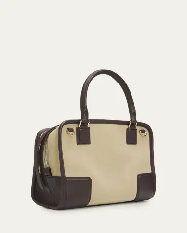 Loewe Amazona 180 Top-Handle Bag in Suede & Leather | Thumbnail 3 Loewe Amazona 180 Top-Handle Bag in Suede & Leather | Thumbnail 3
