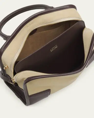 Loewe Amazona 180 Top-Handle Bag in Suede & Leather | Thumbnail 4 Loewe Amazona 180 Top-Handle Bag in Suede & Leather | Thumbnail 4
