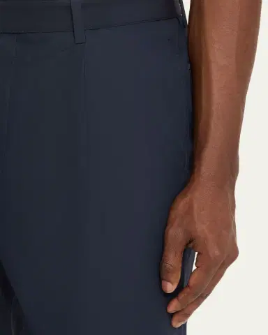 OFFICINE GÉNÉRALE Hugo Cotton Poplin Tailored Pants | Thumbnail 5 OFFICINE GÉNÉRALE Hugo Cotton Poplin Tailored Pants | Thumbnail 5