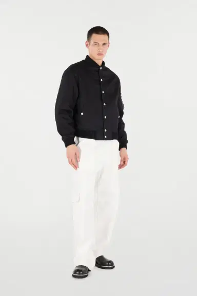Roberto Cavalli Padded Bomber Jacket | Thumbnail 2 Roberto Cavalli Padded Bomber Jacket | Thumbnail 2