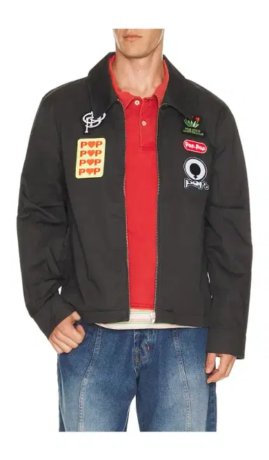 Pop Trading Company Full Zip Worker Jacket | Thumbnail 6 Pop Trading Company Full Zip Worker Jacket | Thumbnail 6