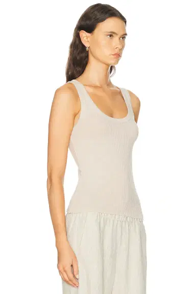 Enza Costa Military Rib Crop Tank Top | Thumbnail 2 Enza Costa Military Rib Crop Tank Top | Thumbnail 2