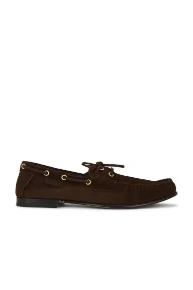 Tom Ford Suede Theo Boat Shoe | Thumbnail 1 Tom Ford Suede Theo Boat Shoe | Thumbnail 1