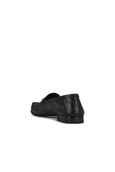Tom Ford Shiny Goat Leather Double T Hardware Ripley Loafer | Thumbnail 3 Tom Ford Shiny Goat Leather Double T Hardware Ripley Loafer | Thumbnail 3