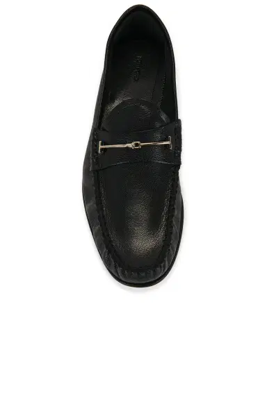 Tom Ford Shiny Goat Leather Double T Hardware Ripley Loafer | Thumbnail 4 Tom Ford Shiny Goat Leather Double T Hardware Ripley Loafer | Thumbnail 4
