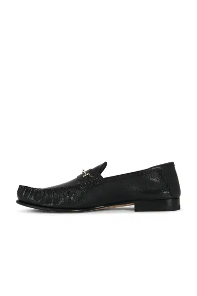 Tom Ford Shiny Goat Leather Double T Hardware Ripley Loafer | Thumbnail 5 Tom Ford Shiny Goat Leather Double T Hardware Ripley Loafer | Thumbnail 5
