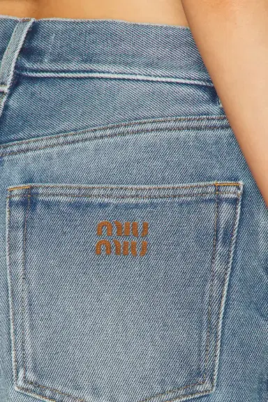 Miu Miu Denim Short | Thumbnail 6 Miu Miu Denim Short | Thumbnail 6