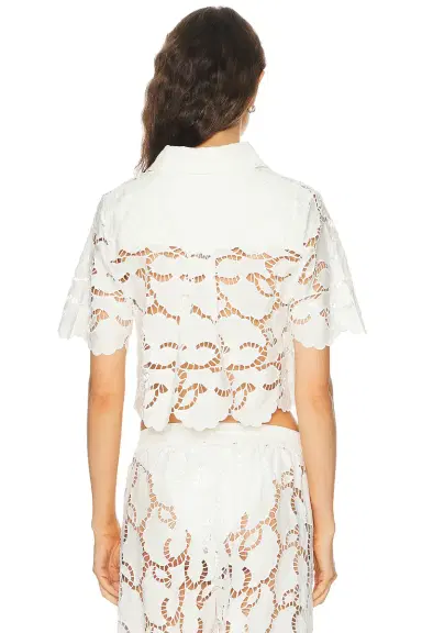 NICHOLAS Sonora Relaxed Crop Top | Thumbnail 4 NICHOLAS Sonora Relaxed Crop Top | Thumbnail 4