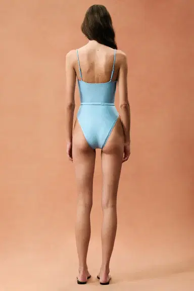 SAME for FWRD Hammered Stone One Piece Swimsuit | Thumbnail 5 SAME for FWRD Hammered Stone One Piece Swimsuit | Thumbnail 5