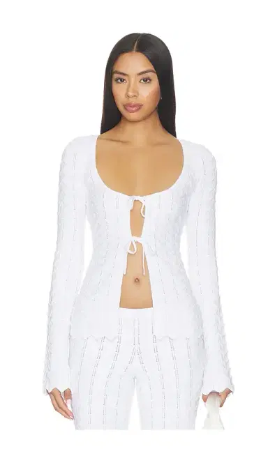 Lovers and Friends Polly Tie Front Cardigan | Thumbnail 1 Lovers and Friends Polly Tie Front Cardigan | Thumbnail 1