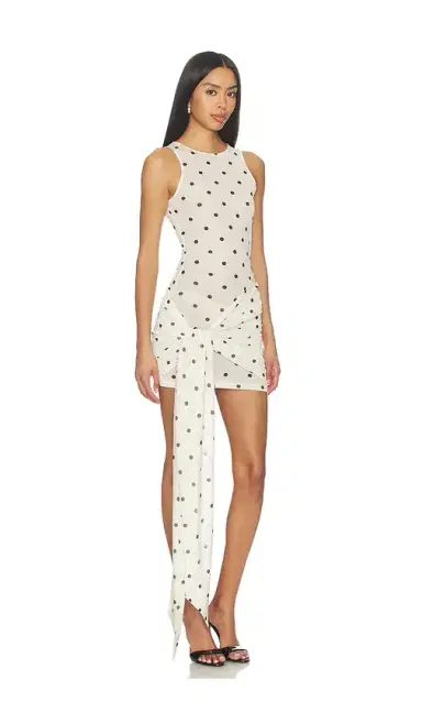 With Harper Lu Mesh Wrap Mini Dress | Thumbnail 2 With Harper Lu Mesh Wrap Mini Dress | Thumbnail 2