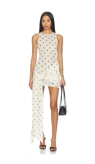 With Harper Lu Mesh Wrap Mini Dress | Thumbnail 1 With Harper Lu Mesh Wrap Mini Dress | Thumbnail 1