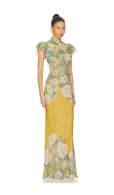 Sau Lee Stella Chiffon Dress | Thumbnail 2 Sau Lee Stella Chiffon Dress | Thumbnail 2