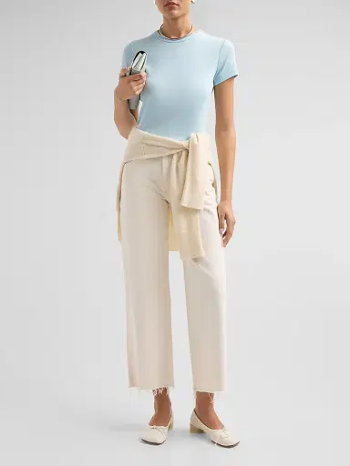 Vince Women's Crewneck Pima Cotton T-Shirt - Del Mar - Size XXS | Thumbnail 2 Vince Women's Crewneck Pima Cotton T-Shirt - Del Mar - Size XXS | Thumbnail 2