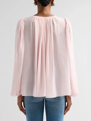 Ronny Kobo Women's Ivette Tie-Front Top | Thumbnail 3 Ronny Kobo Women's Ivette Tie-Front Top | Thumbnail 3