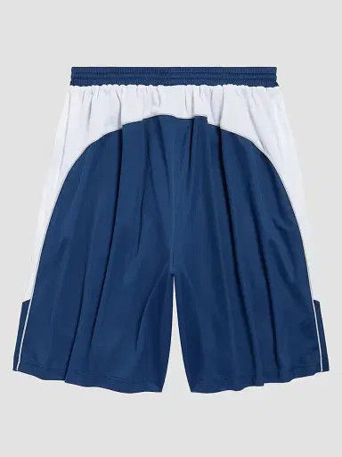 Balenciaga Men's Soccer Baggy Shorts - Navy - Size Large | Thumbnail 2 Balenciaga Men's Soccer Baggy Shorts - Navy - Size Large | Thumbnail 2